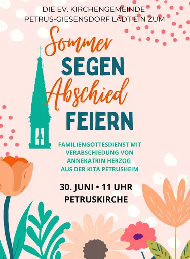 Plakat Sommersegen-Gottesdienst
