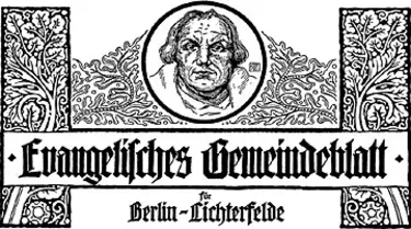 Logo des Lichterfelder Gemeindeblattes von 1925