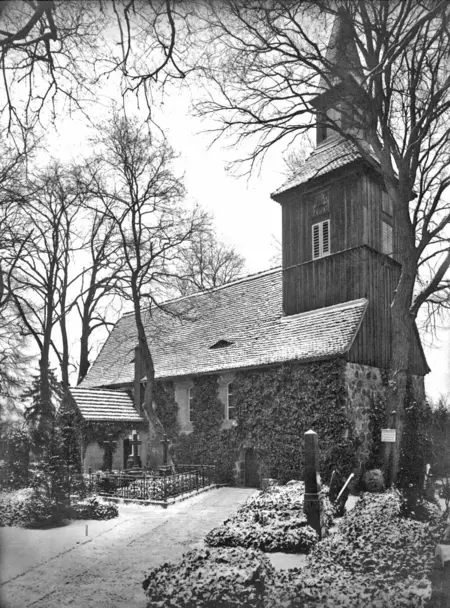 Historische Aufnahme der Giesensdorfer Dorfkirche